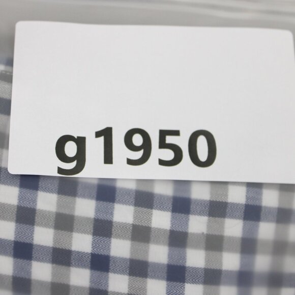 BOSS Hugo Boss Miles US Dress Shirt Adult 15 1/4, 34/35 Blue/Gray Sharp Fit L/S - Picture 12 of 12